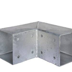 2-Hoek verbinding voor paal 9x9 cm verzinkt