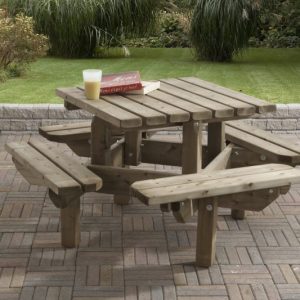 Alternative view of Kinderpicknicktafel vierkant