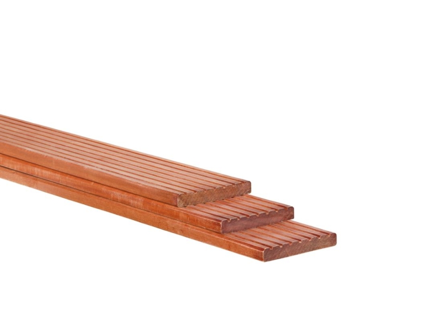 Vlonderplank geschaafd 28x145 mm Massaranduba