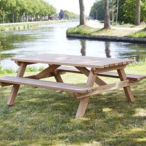 Alternative view of Picknicktafel 200cm (hardhout)