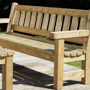 Alternative view of Parkbank Zeist, driezits