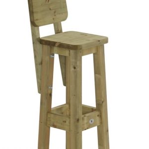 Barkruk met rugleuning