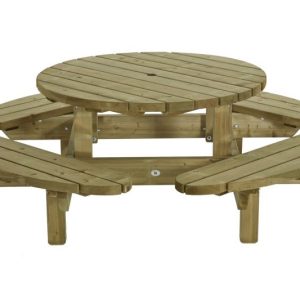 Picknicktafel rond
