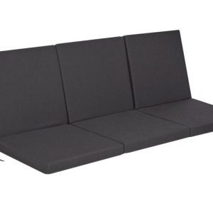 Kussen driezits antraciet