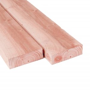 Balk bezaagd 50x150 mm onbereid douglas (4-ex log gezaagd)