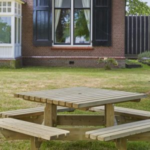 Alternative view of Picknicktafel vierkant