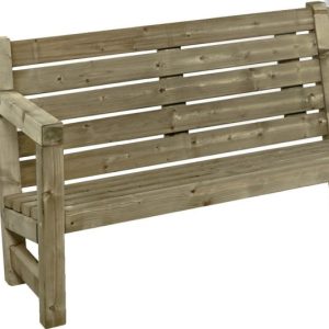 Loungebank tweezits, bestemd voor hoekelement