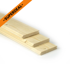 Vuren 18x90 mm | Visbekdelen | Geschaafd (zie omschrijving)