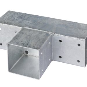 T-Hoek verbinding voor paal 9x9 cm verzinkt