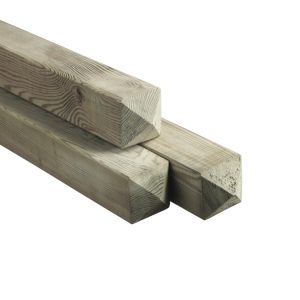 Paal geschaafd 88x88 mm celfix grenen diamantkop