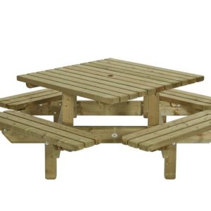 Picknicktafel vierkant