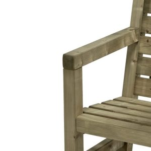 Loungestoel, bestemd voor hoekelement